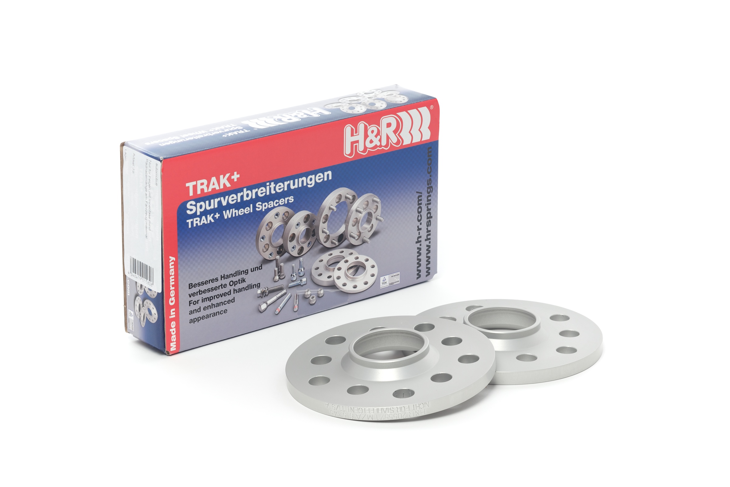 H&R 3065707MZ5 DRS-MZ Trak+ Spacers 14x1.5 5/114.3 15mm for 20-21